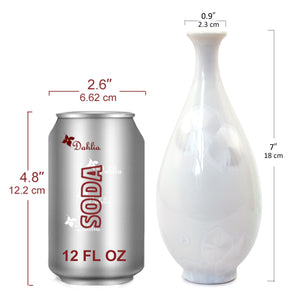 [product type] | Dahlia Mini Porcelain Flower Bud Vase | Dahlia
