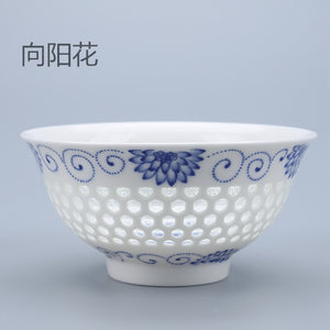 Honeycomb Porcelain Bowl玲珑蜂巢碗  pre-sale